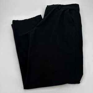 Tesla Motor Company Mens Black Logo Casual Pants Trousers Size 34W 32L